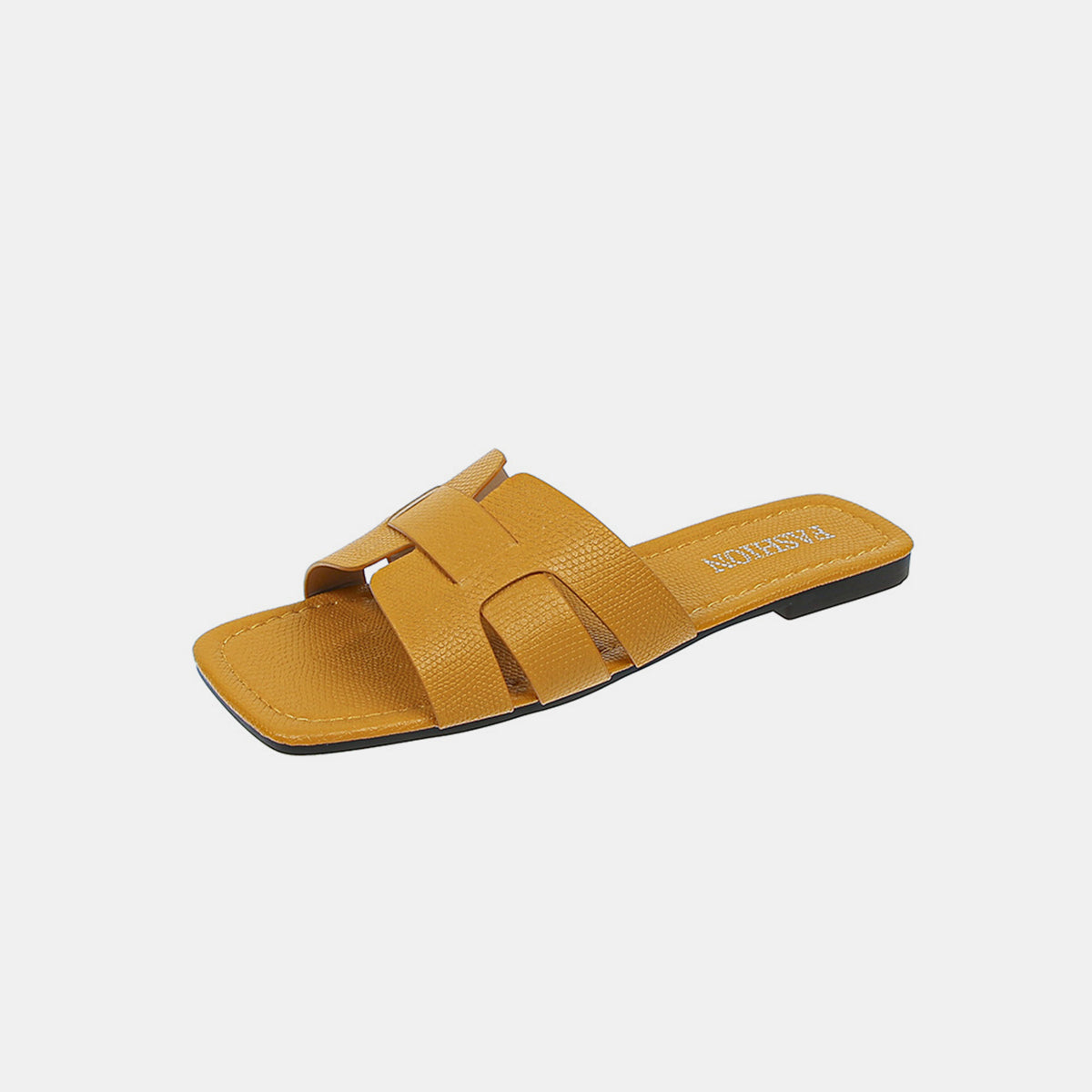 Open Toe PU Leather Sandals