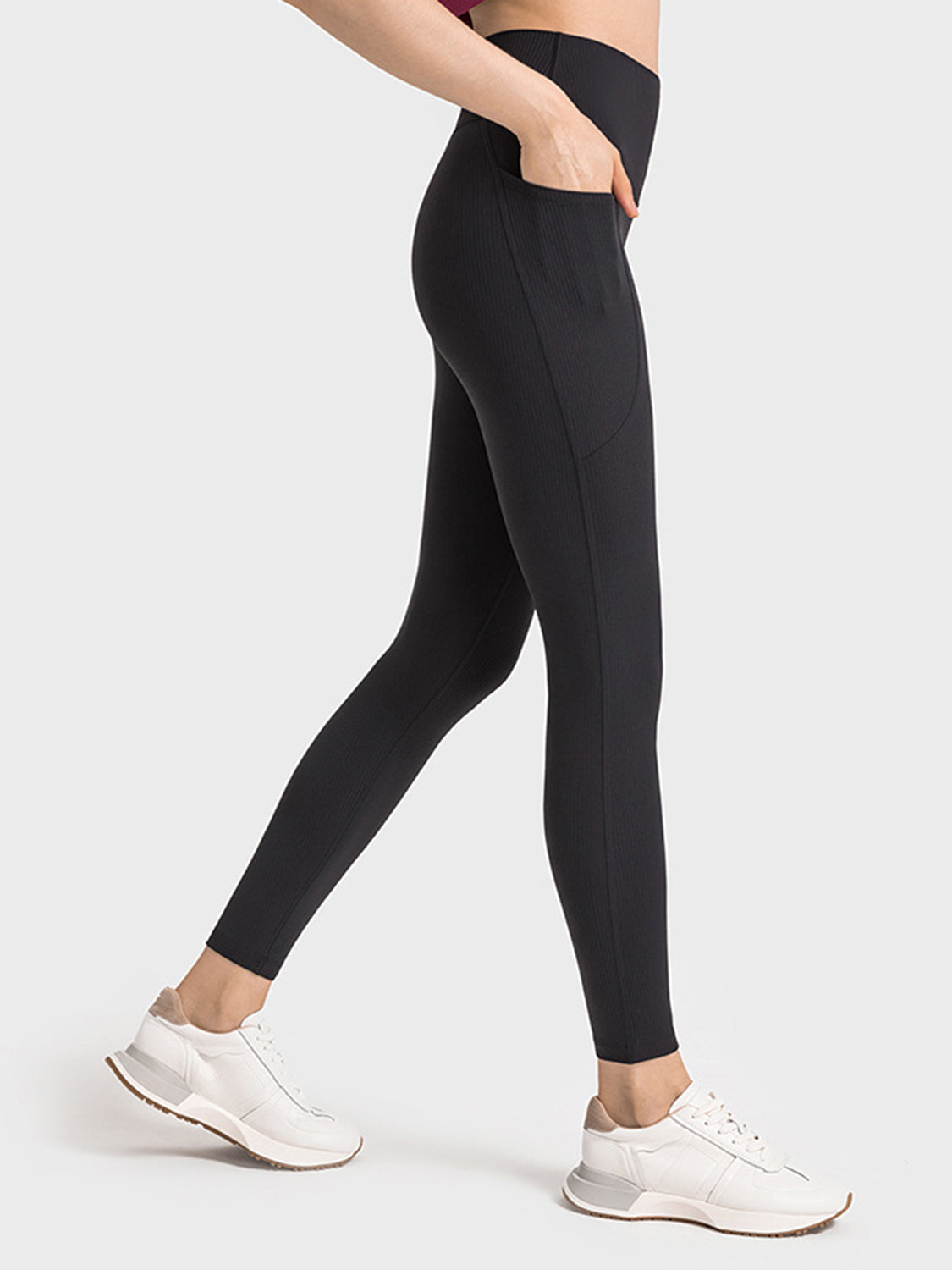 Wide Waistband Active Leggings